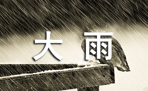 大雨小雨教案
