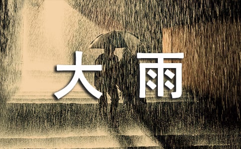 大雨小雨小班教案及反思