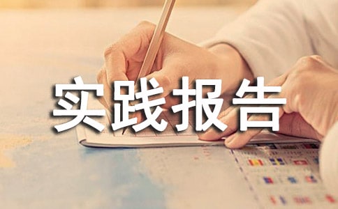 暑假社会实践报告